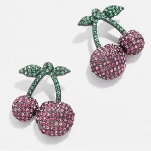 NEW - BaubleBar Cherry Bomb Pavé Crystal Earrings